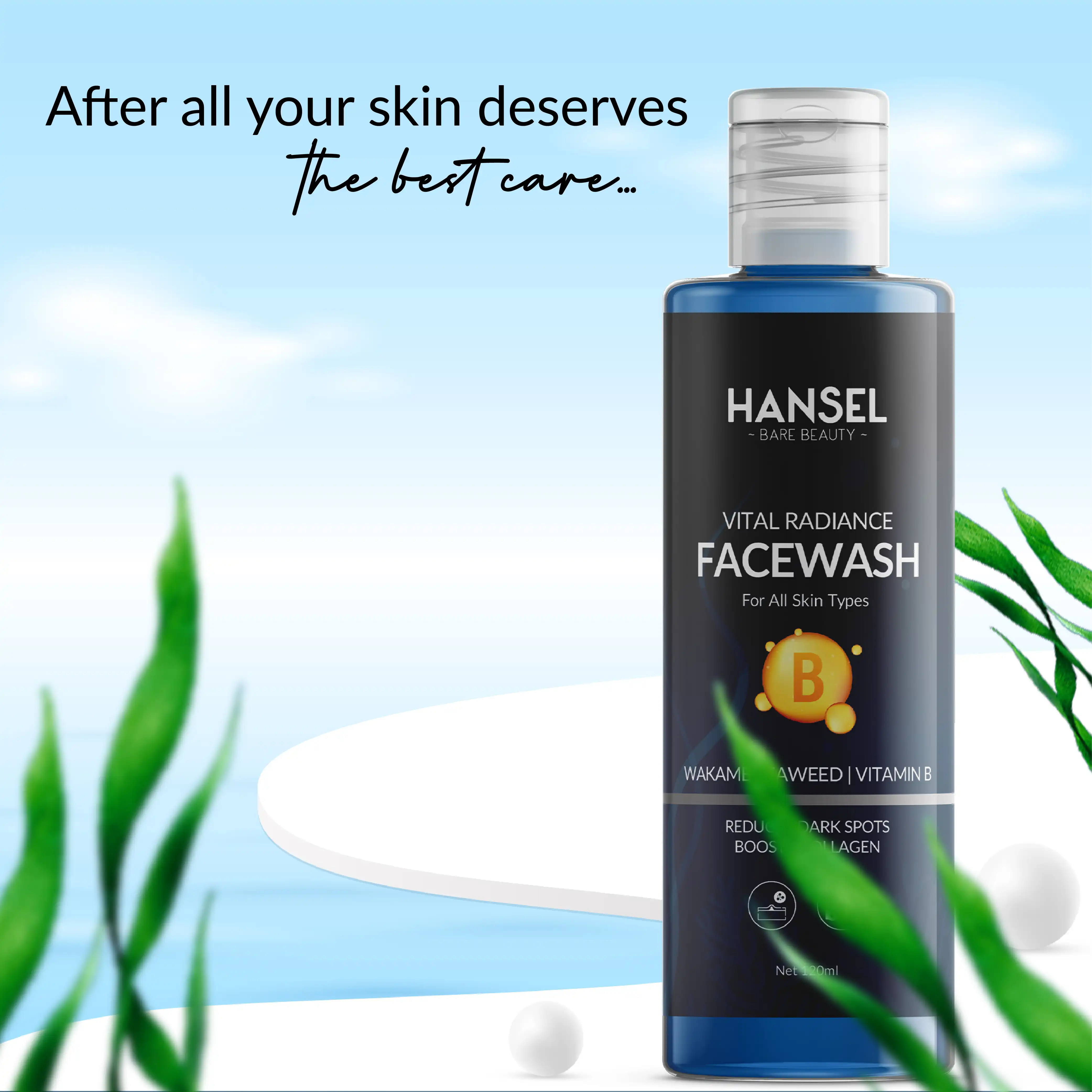 Hansel Vital Radiance Face Wash | 120ml